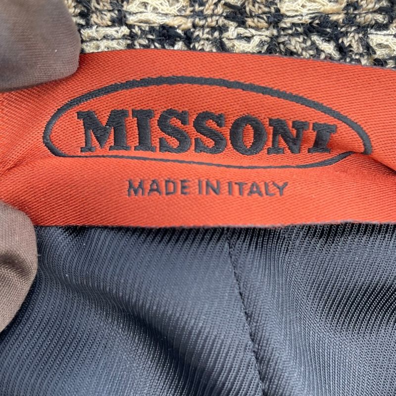 MISSONI Beige Patterned Knit Coat - Timeless Elegance