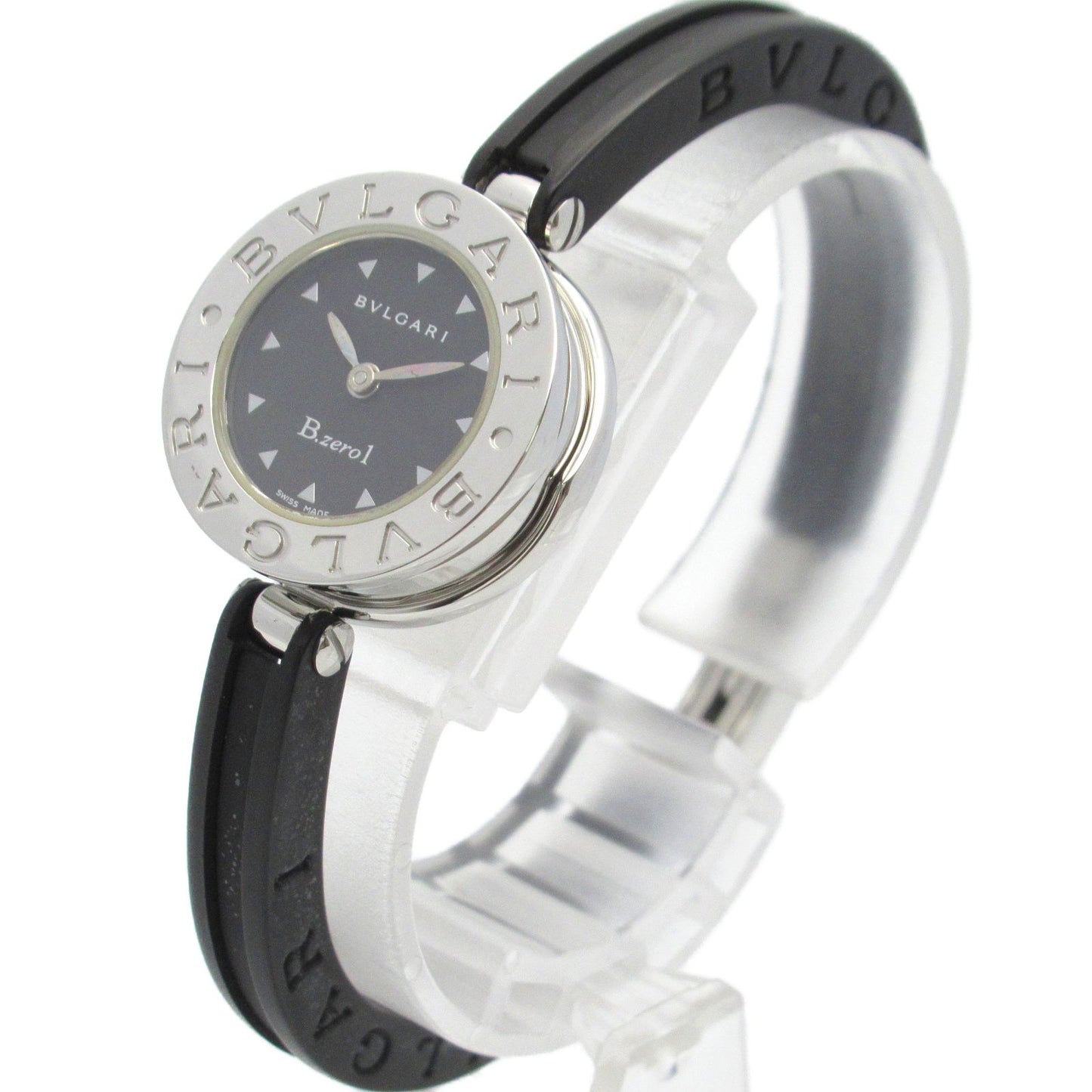 BVLGARI B-zero1 BZ22S Black Stainless Steel Ladies Watch