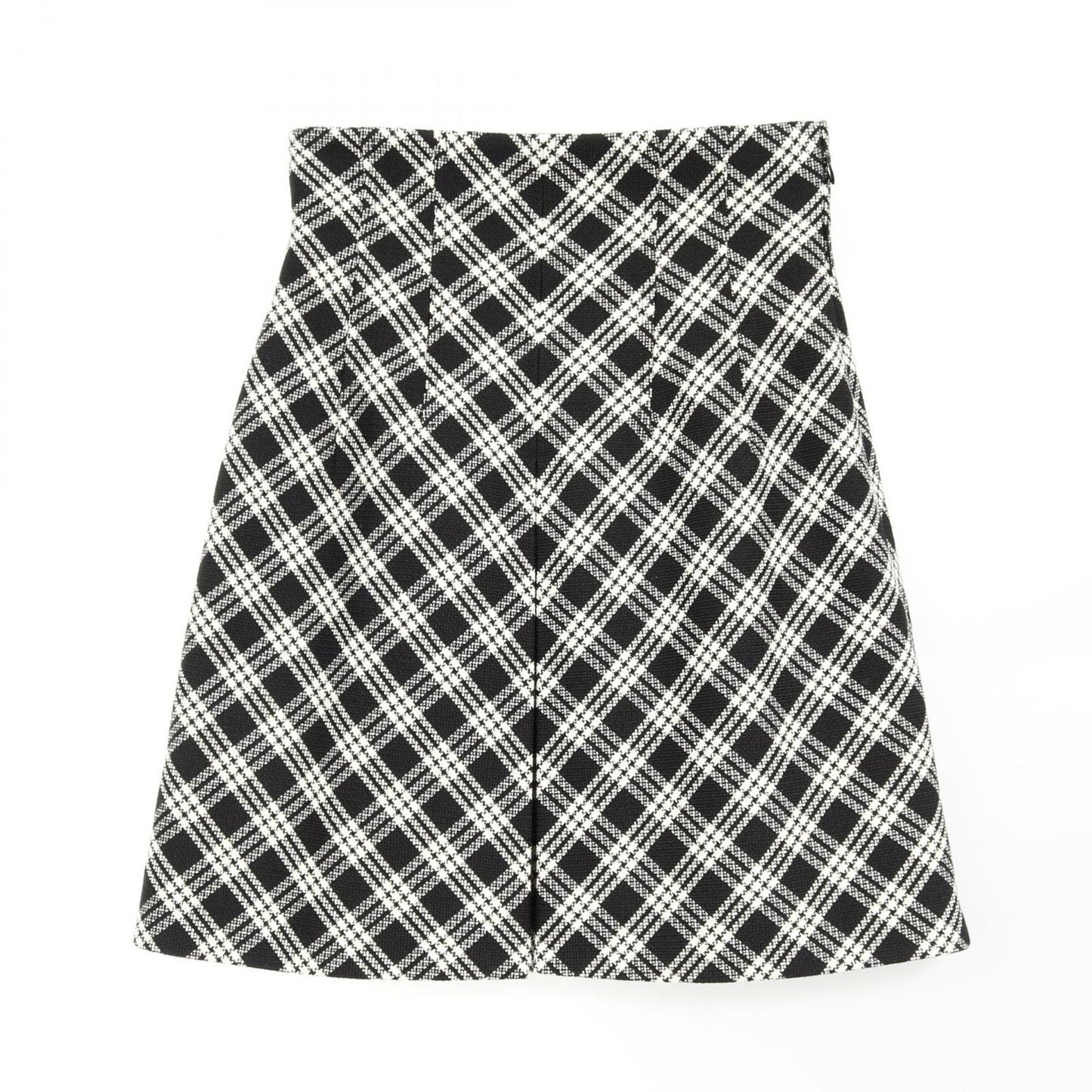 Dior Women's Wool Skirt - Timeless Elegance in Black & White