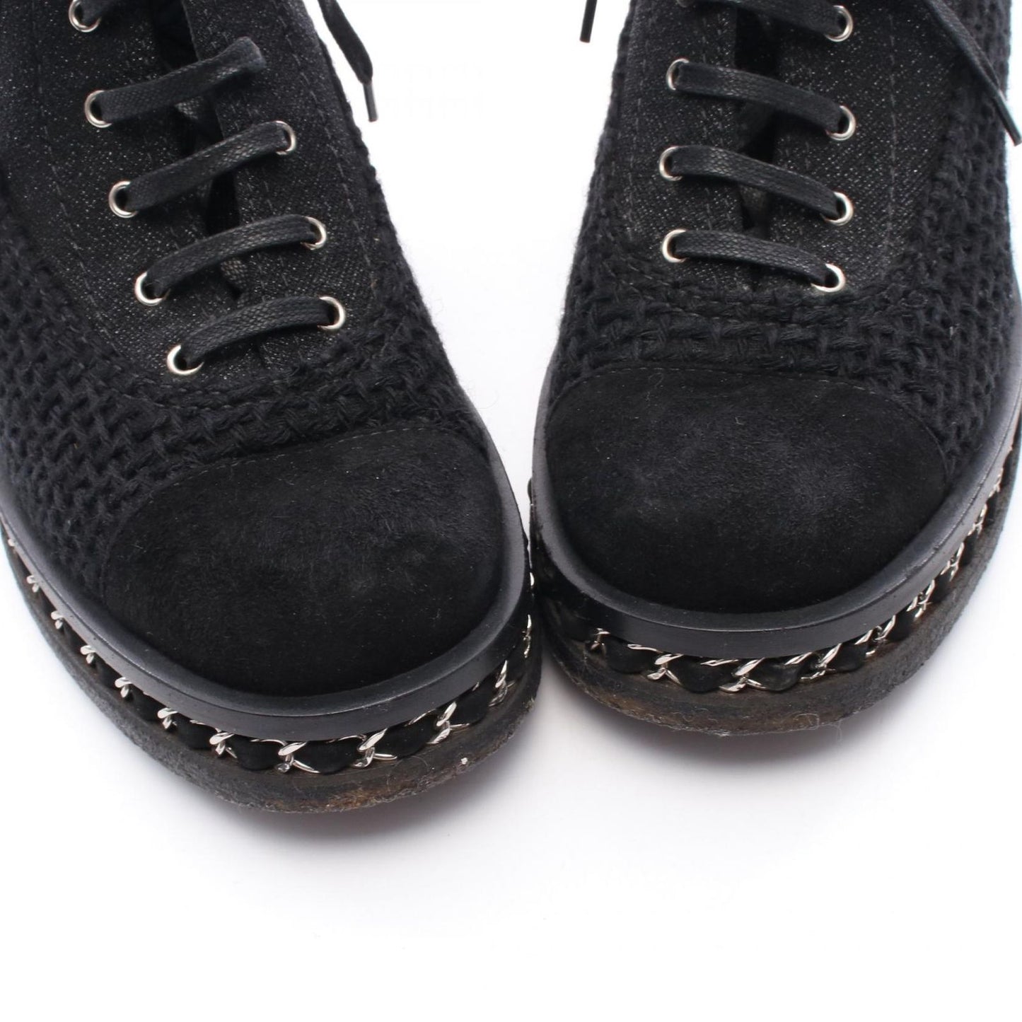 CHANEL Matelassé Suede Wool Boots - Timeless Elegance