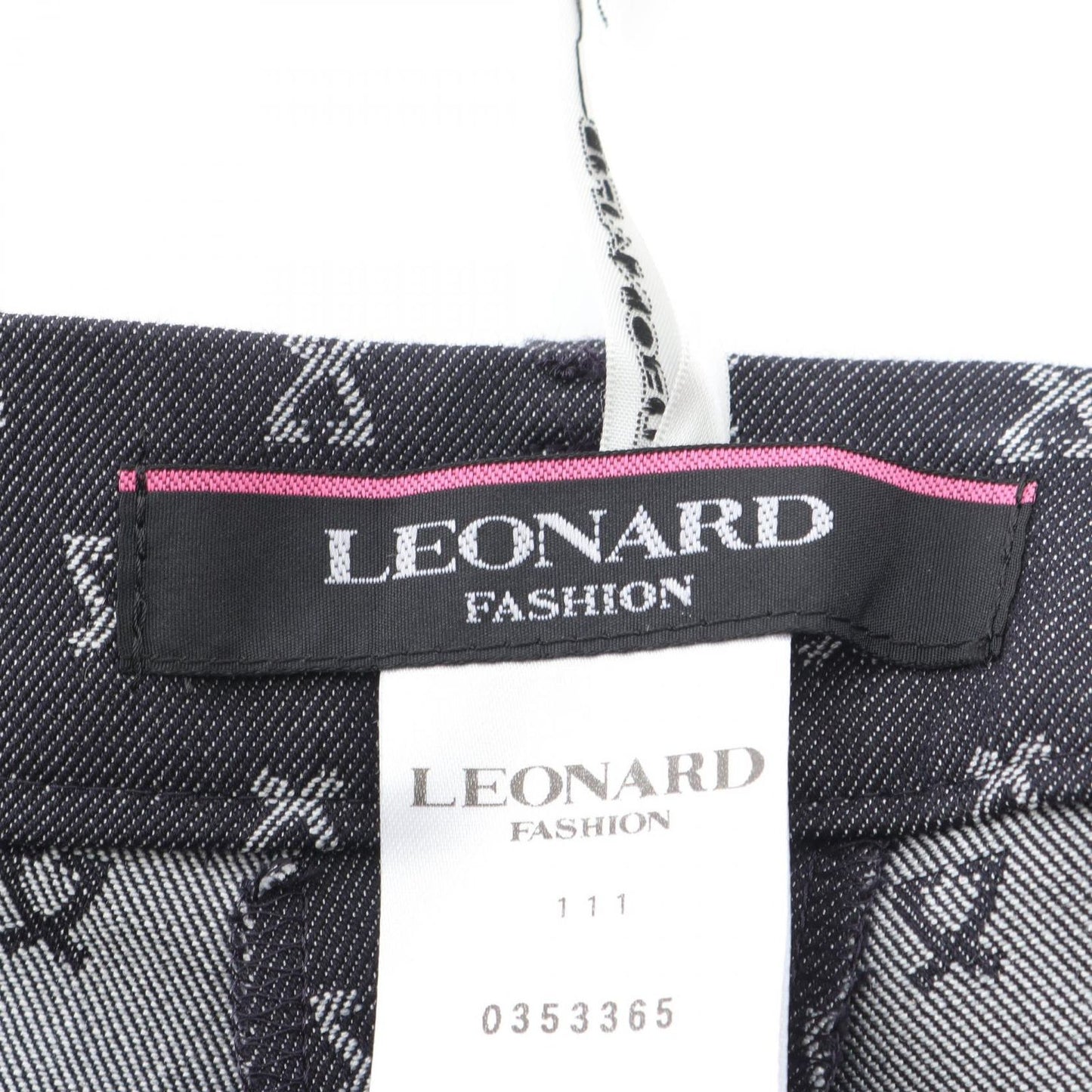 LEONARD FASHION Gray Cotton Silk Pants - Elegant Women's Wear