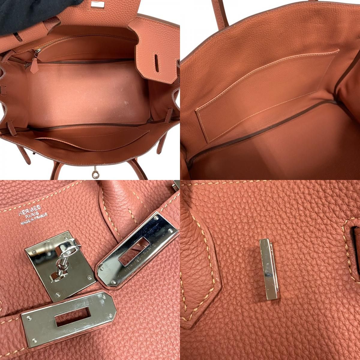 HERMES Birkin 30 in Rosy with Silver Hardware - Timeless Elegance