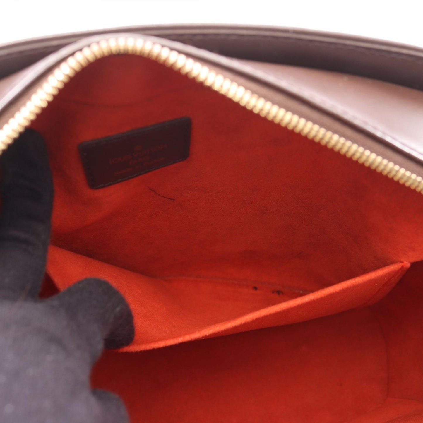 Louis Vuitton Saria Oriental Damier Ebene Handbag - Timeless Elegance