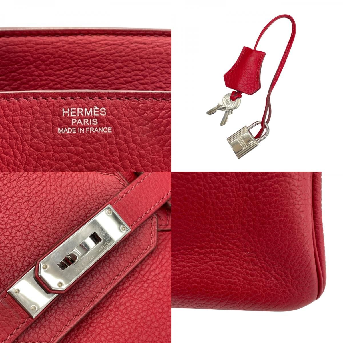 HERMES Birkin 30 in Rouge Garanse with Silver Hardware - Iconic Luxury