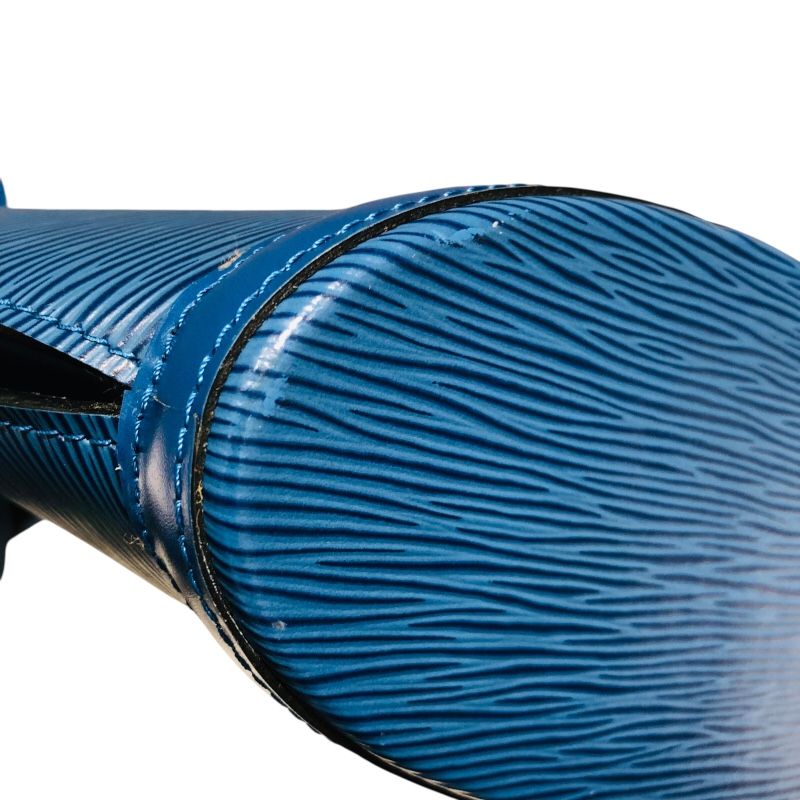 Louis Vuitton Saint Jacques Blue Epi Leather Shoulder Bag