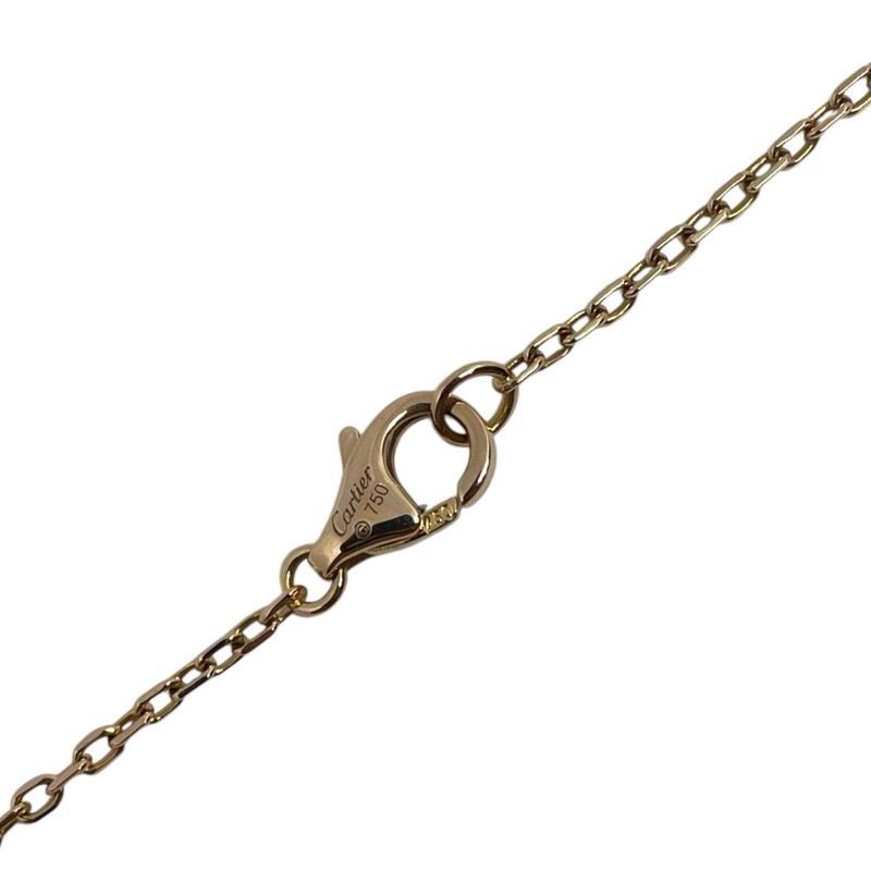 Cartier Love Circle Necklace with 3 Diamonds in 750PG/SS