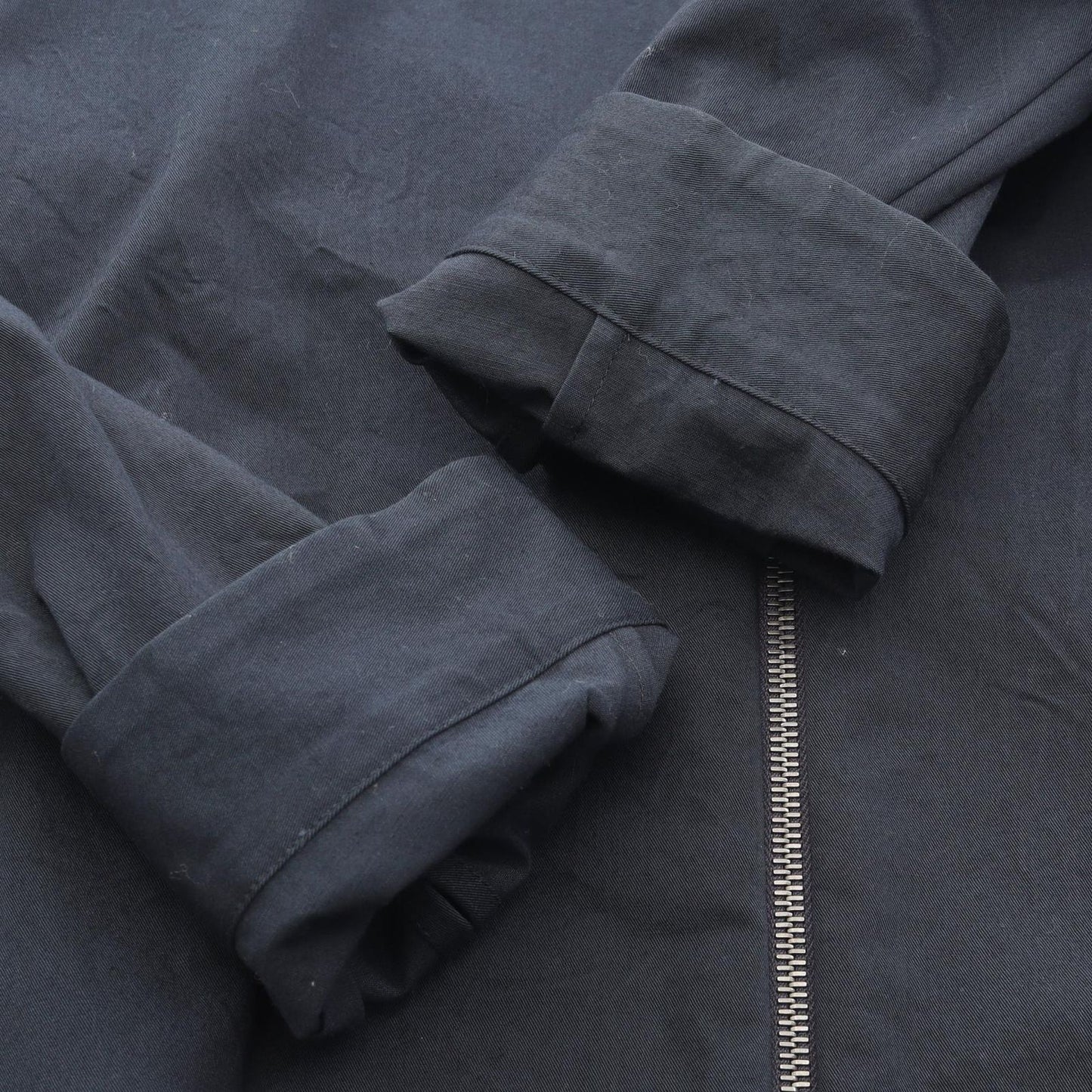 Bottega Veneta Intrecciato Leather Blouson Jacket - Navy