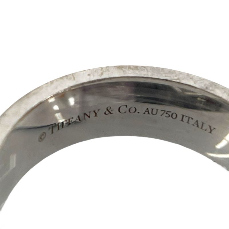 Tiffany & Co. TTWO Narrow Ring in 750WG with Diamonds