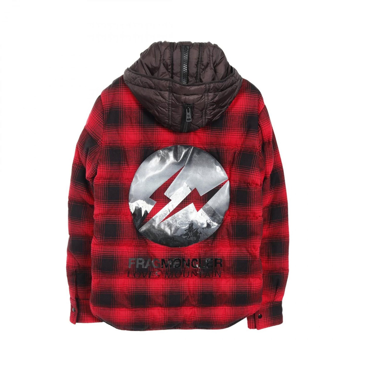 MONCLER GENIUS 7 FRAGMENT Hiroshi Fujiwara Down Jacket - Red