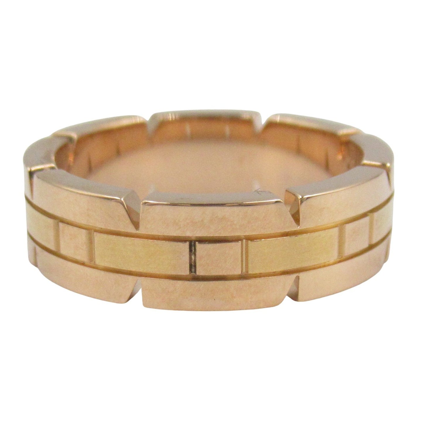 CARTIER Tank Française Ring in K18 Pink Gold - Timeless Elegance