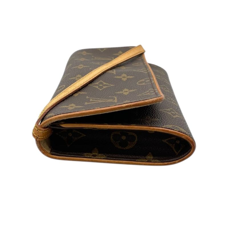 Louis Vuitton Monogram Canvas Pochette Twin GM - Brown