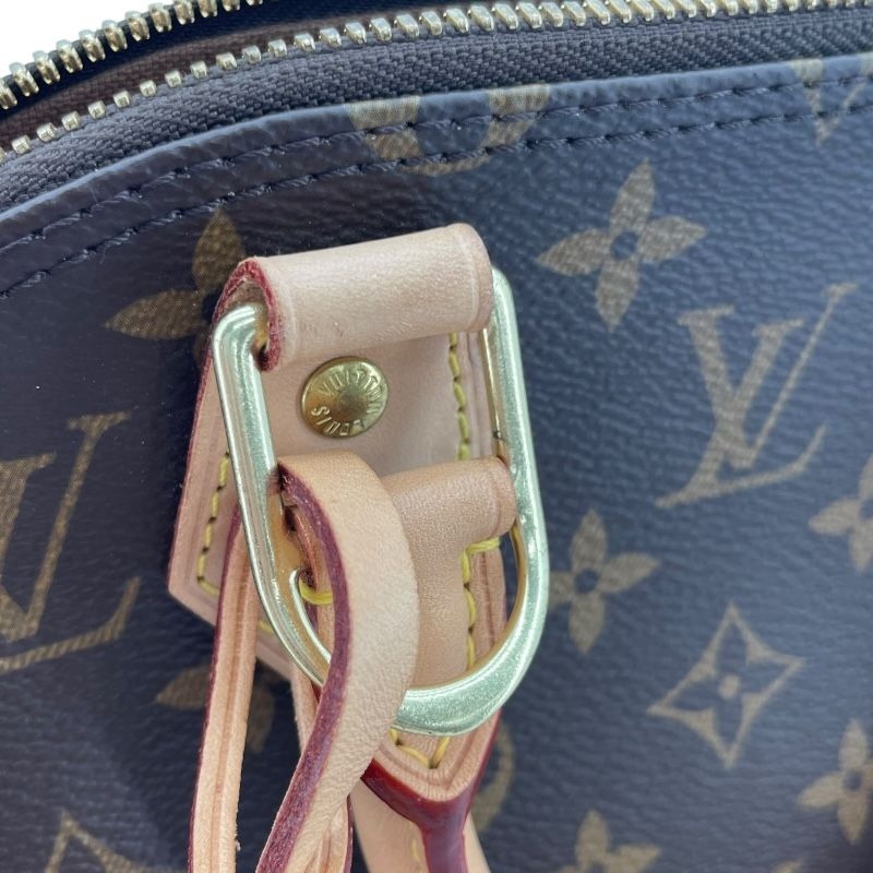 Louis Vuitton Alma BB Monogram Canvas Shoulder Bag - Brown