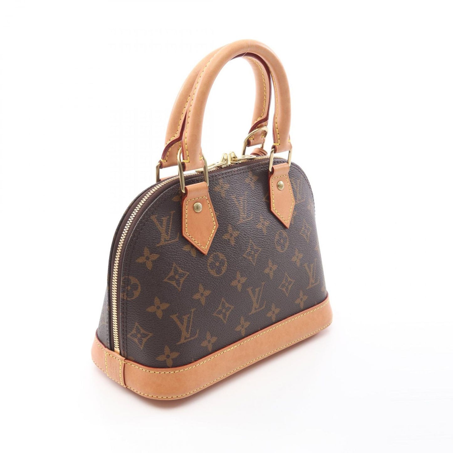 Louis Vuitton Alma BB Handbag - Timeless Elegance in Brown