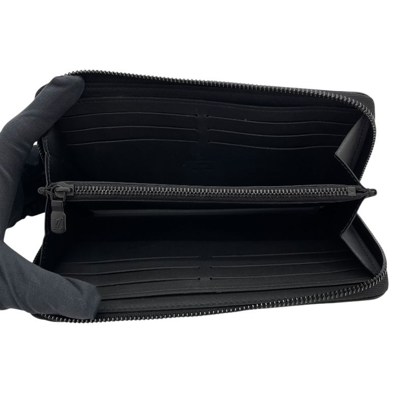 Louis Vuitton Zippy Wallet Horizontal M80333 Noir Monogram Shadow