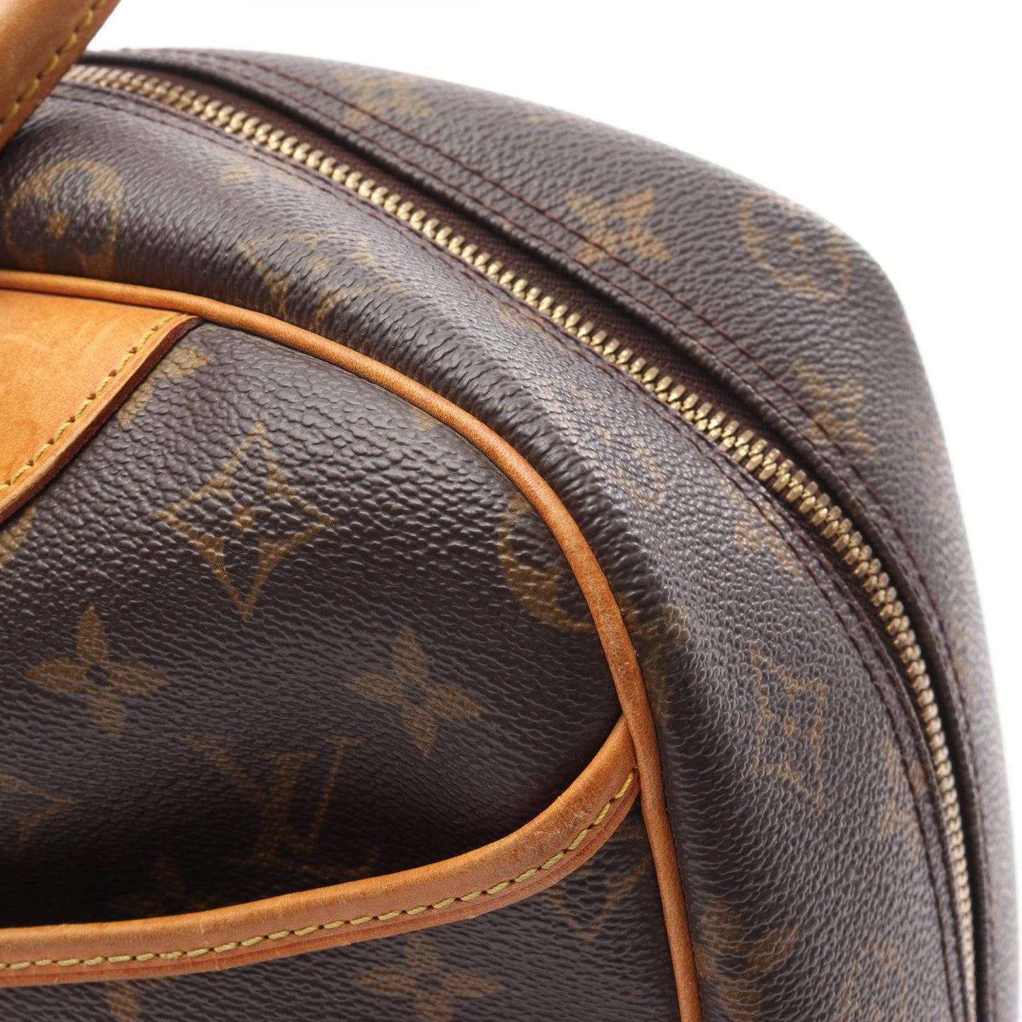 Louis Vuitton Deauville Bowling Vanity Handbag - Monogram Canvas