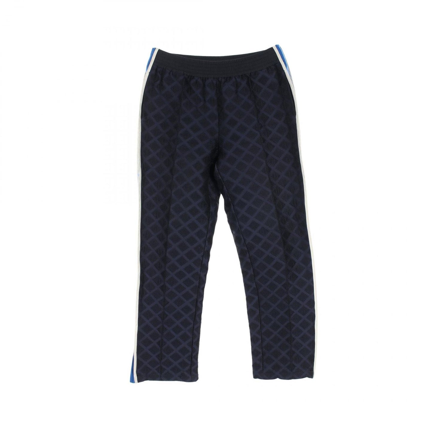 CHANEL Sports Matelassé Side Stripe Pants - Navy - Size 40