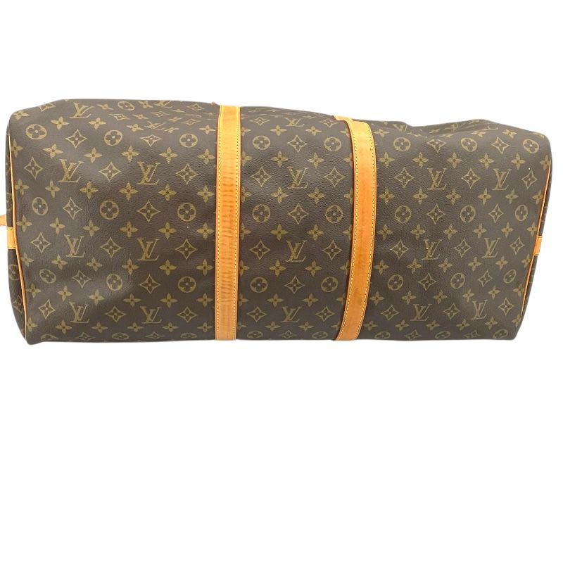 Louis Vuitton Keepall Bandoulière 60 Monogram Brown Unisex Bag