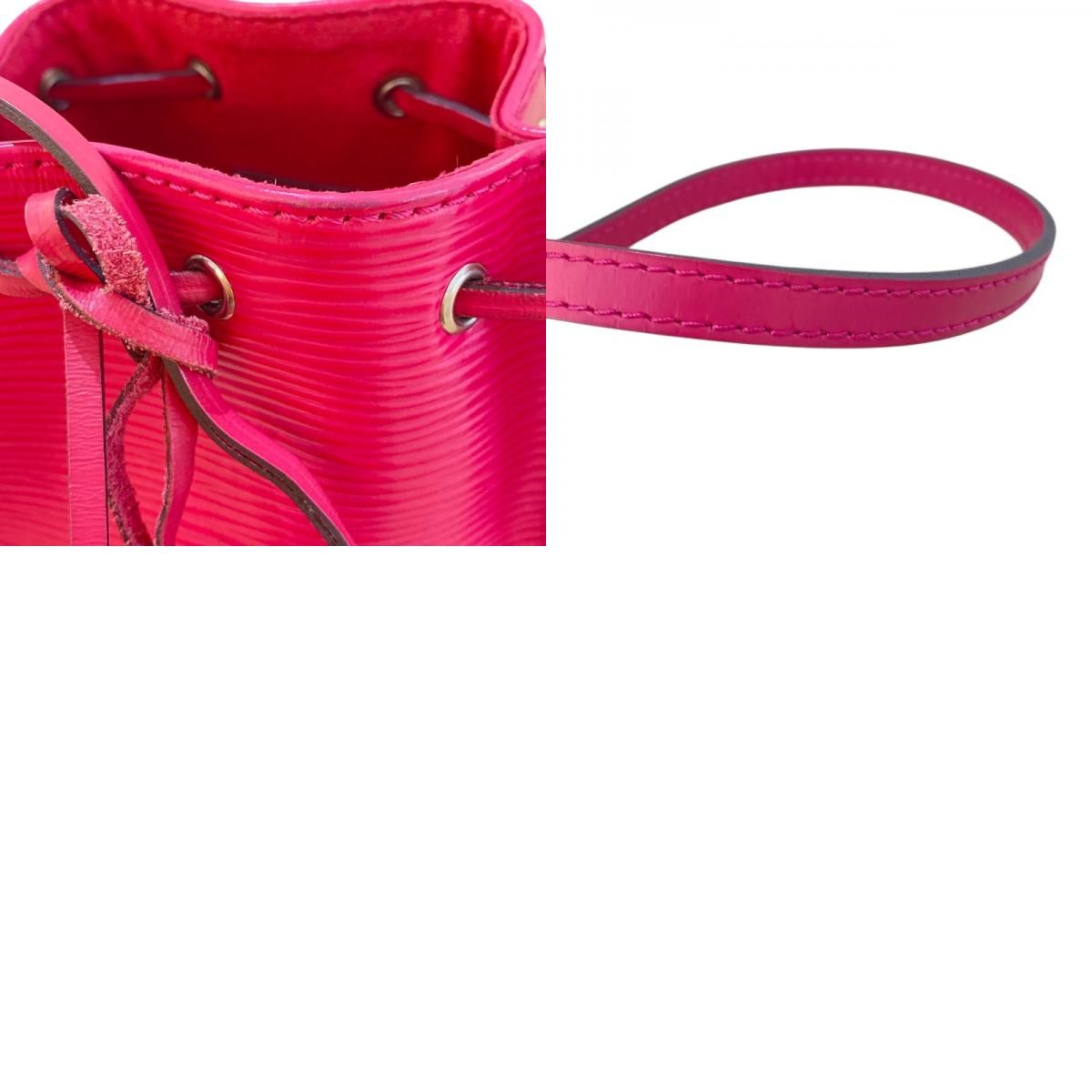 Louis Vuitton Nano Noe M42573 Pink Epi Leather Shoulder Bag