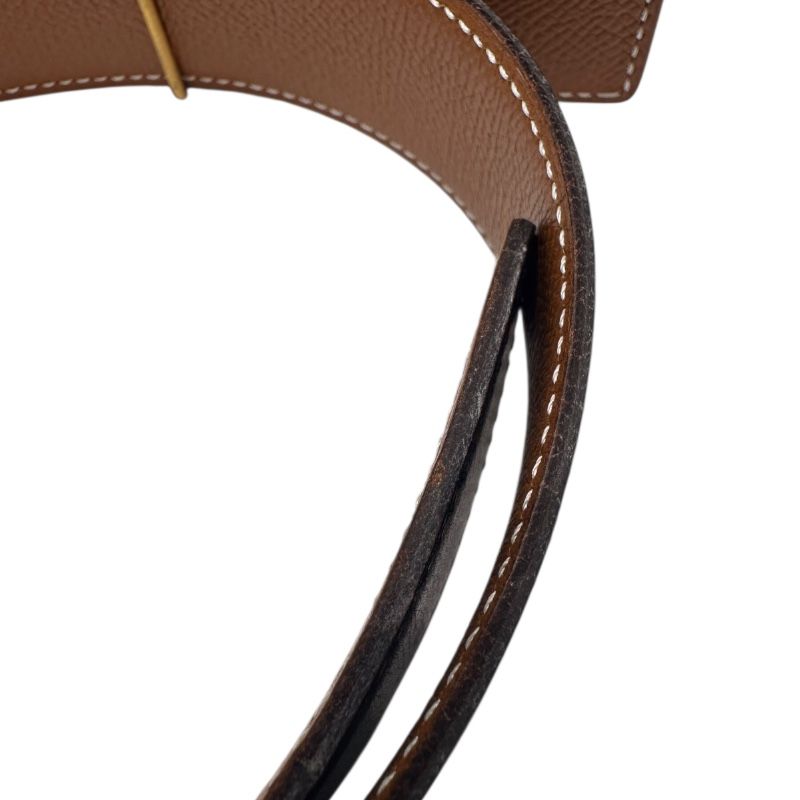 HERMES Constance Belt in Black Box Calf & Epson Leather