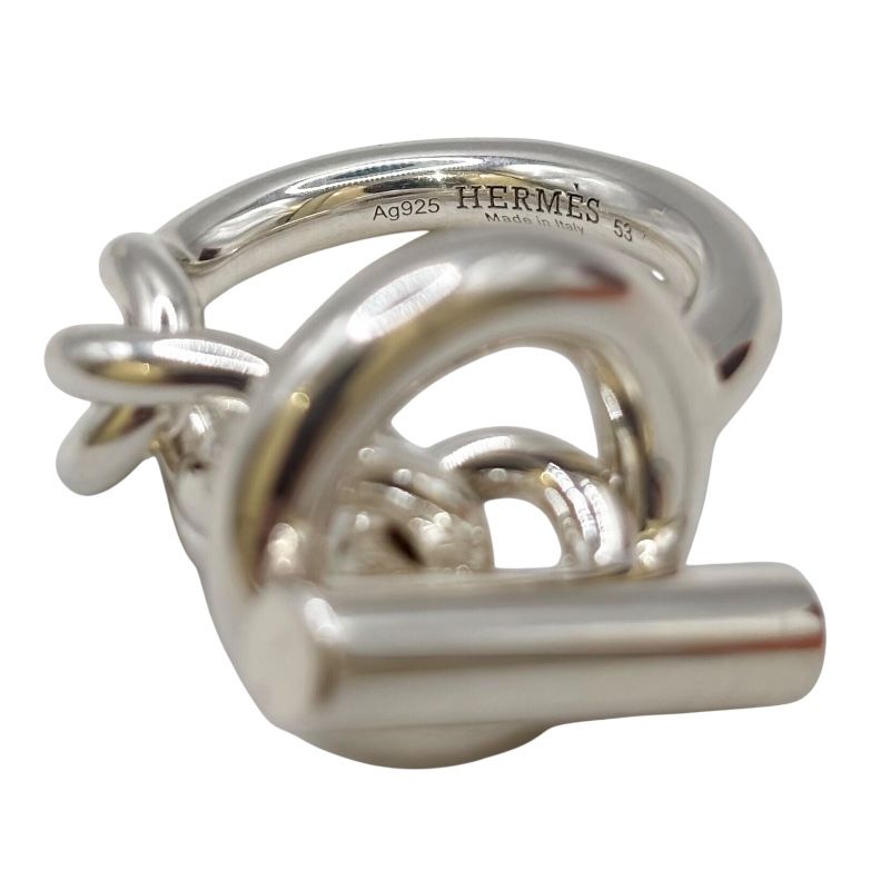 HERMES Croisette Ring in Silver 925 - Unisex Luxury Jewelry