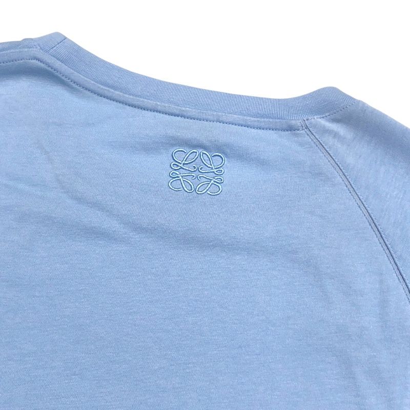 LOEWE Puzzle Design T-Shirt in Blue - Exclusive Men's Cotton Tee