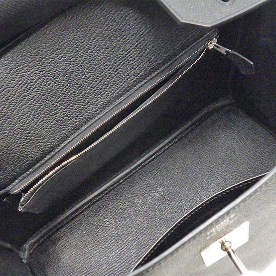 HERMES Birkin 30 Bag - 2020 Y Stamp - Black Epson Leather