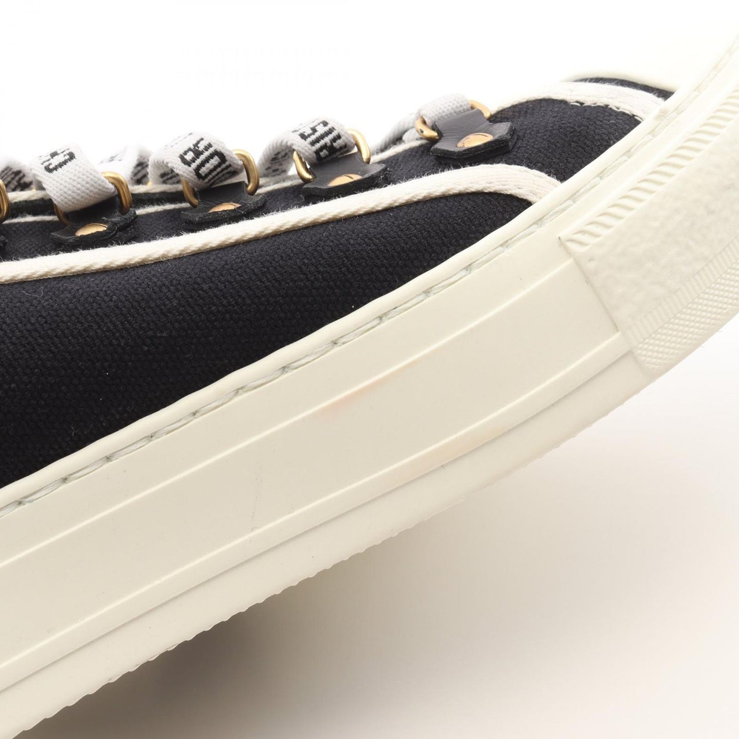 Dior WALK'N'DIOR Canvas Sneakers - Timeless Elegance in Black & White
