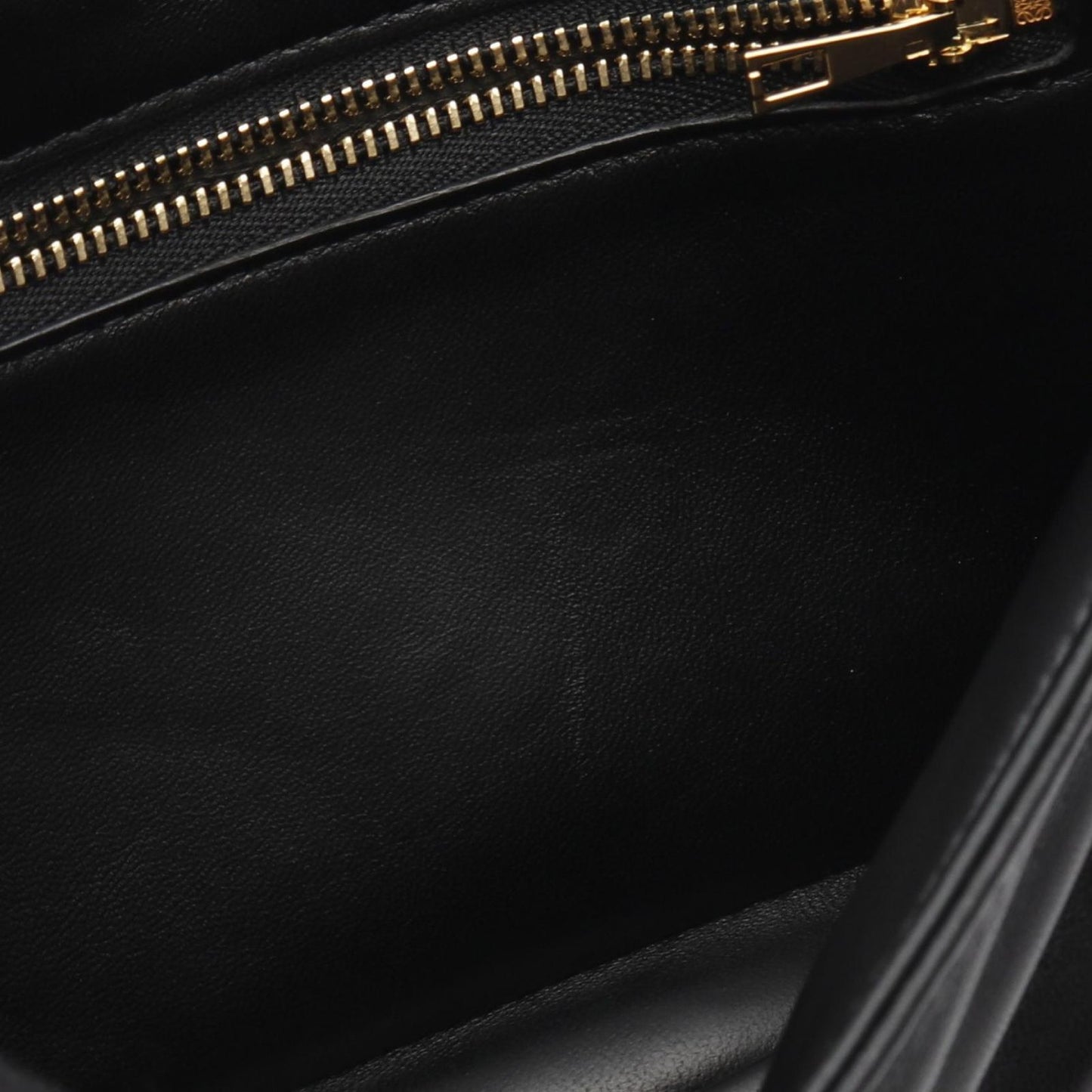 LOEWE Goya Mini Puffer Shoulder Bag in Black Leather