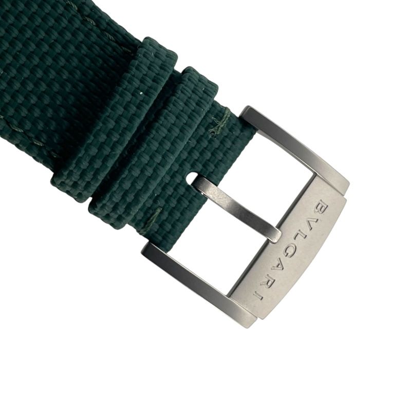 BVLGARI Octo Finissimo Chronograph GMT 103890 Green Titanium Watch