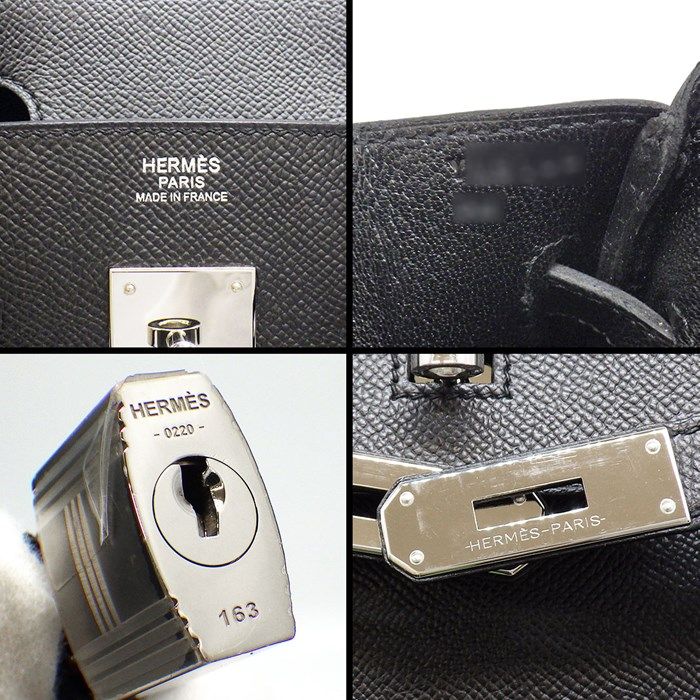 HERMES Birkin 30 Bag - 2020 Y Stamp - Black Epson Leather