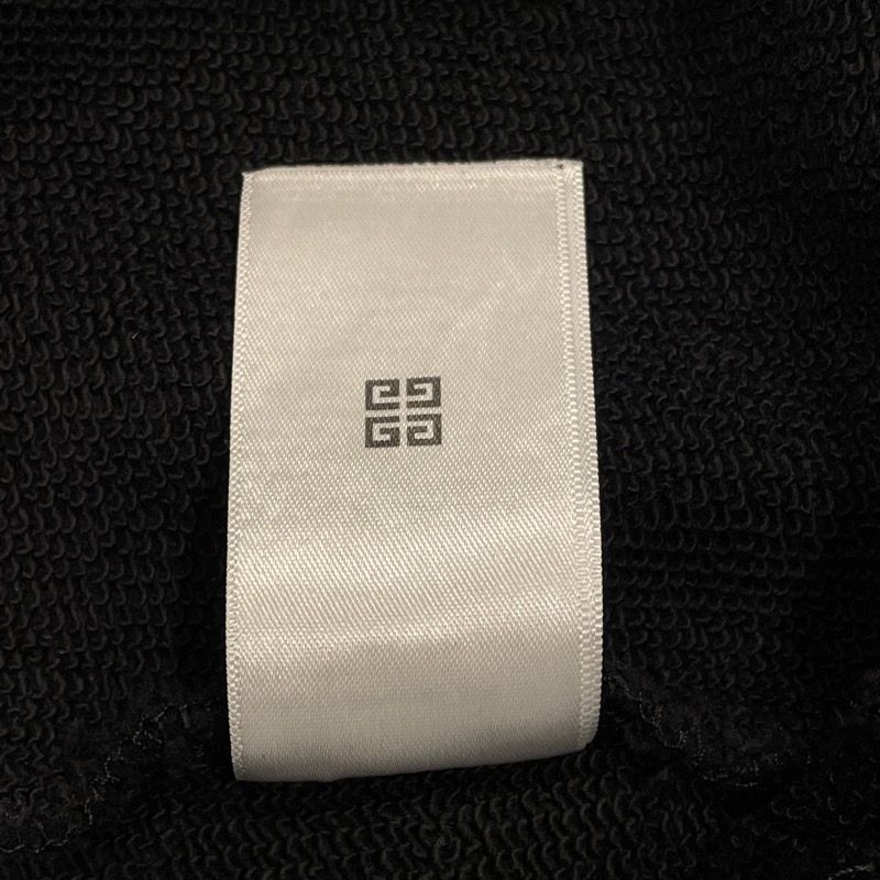 Givenchy Logo Print Sweatshirt in Black Cotton - Men's L