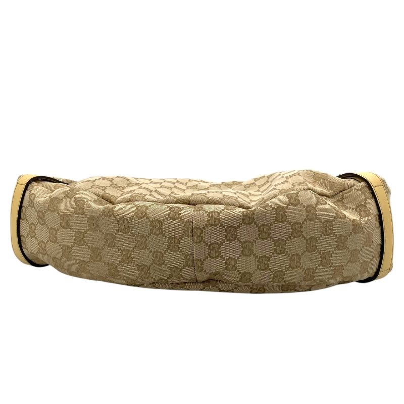 GUCCI Abbey Tote Bag 130736 Beige GG Canvas - Exquisite Luxury