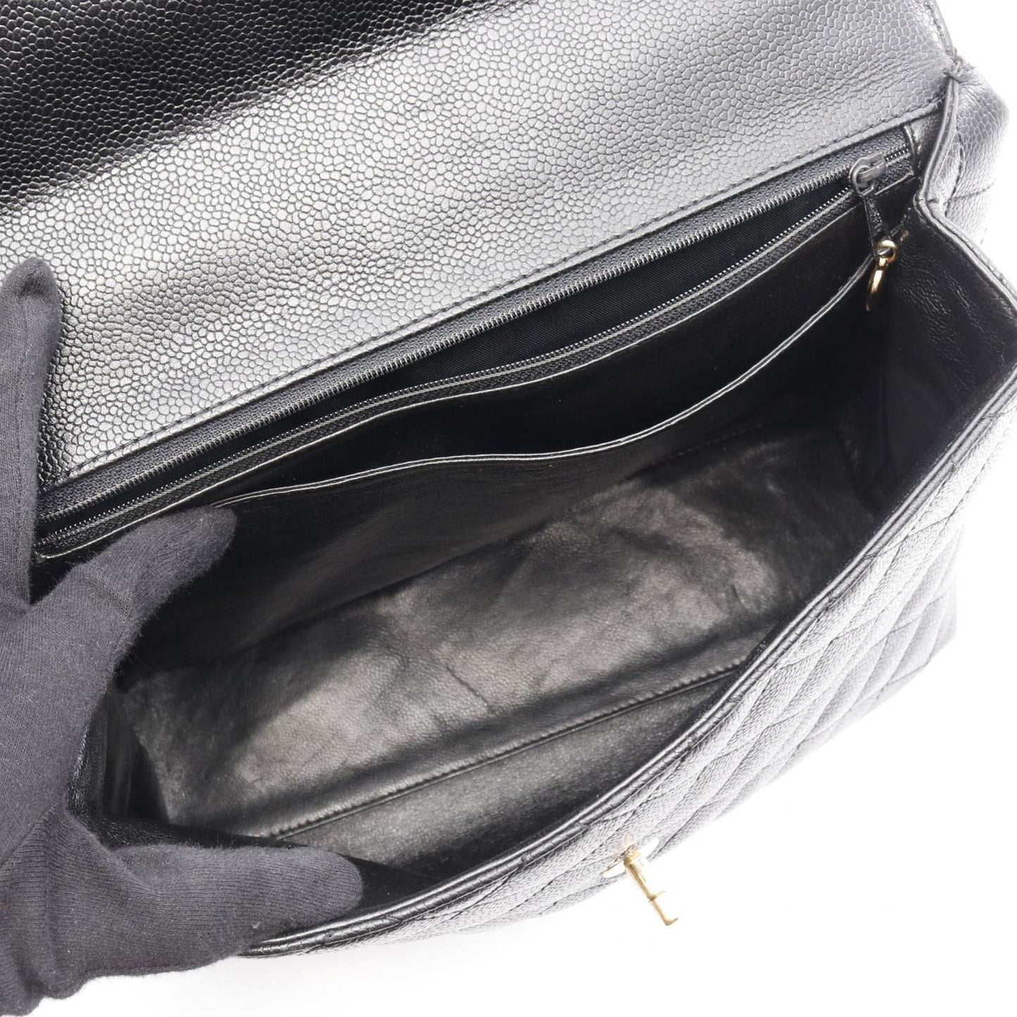 CHANEL Matelassé Handbag A12397 in Black Calfskin - Timeless Elegance