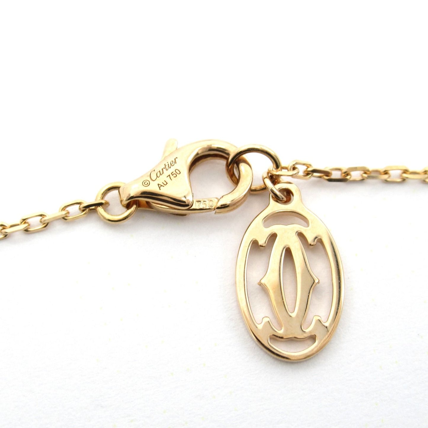 CARTIER Amour Necklace in K18 Pink Gold with Diamonds