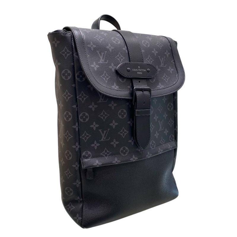 Louis Vuitton Monogram Eclipse Soumure Backpack - Black