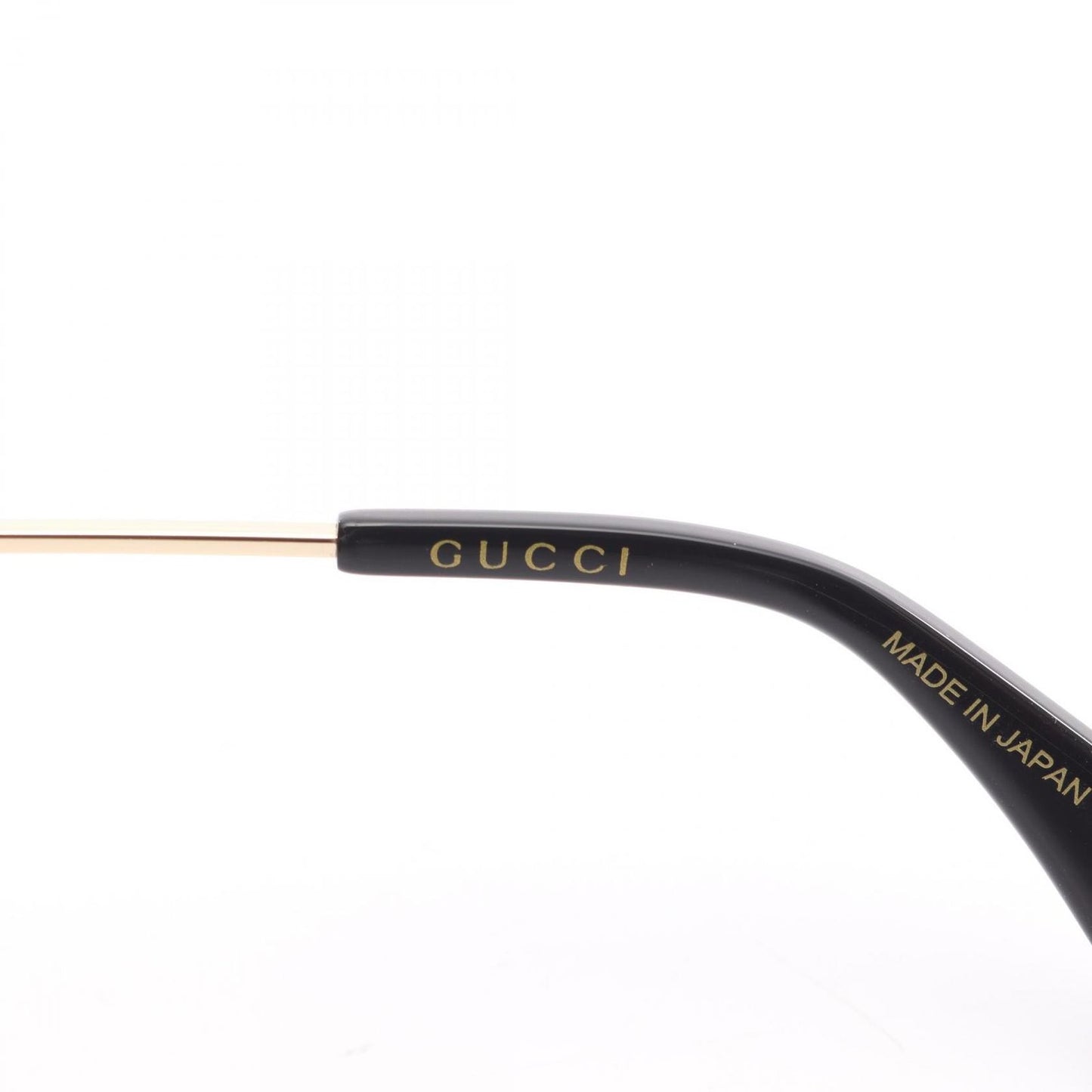 GUCCI Black & Gold Sunglasses - Timeless Elegance