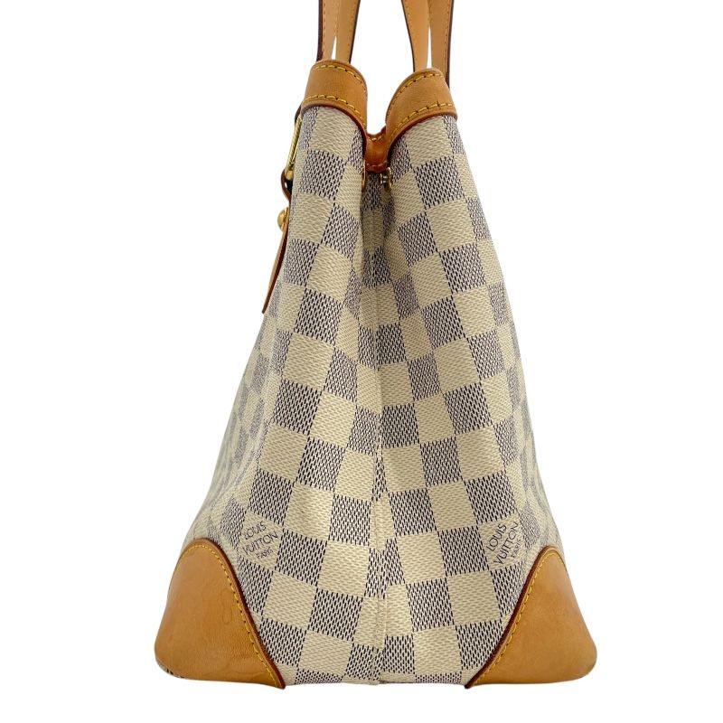 Louis Vuitton Hampstead PM Damier Azur Tote - White