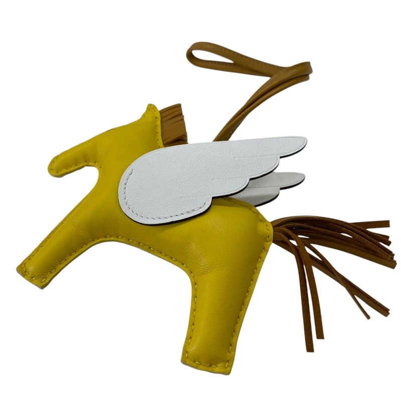 HERMES Rodeo Pegasus MM - Exclusive Yellow, Sesame & White Leather