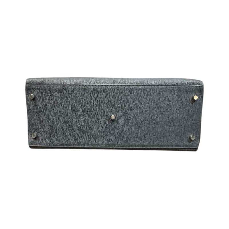 HERMES Kelly 42 Maxi in Grimiste with Silver Hardware - Unused Display Piece