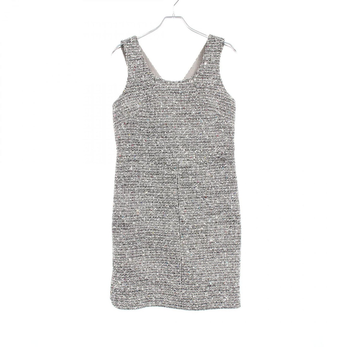 CHANEL Tweed Dress in Black & White - Timeless Elegance