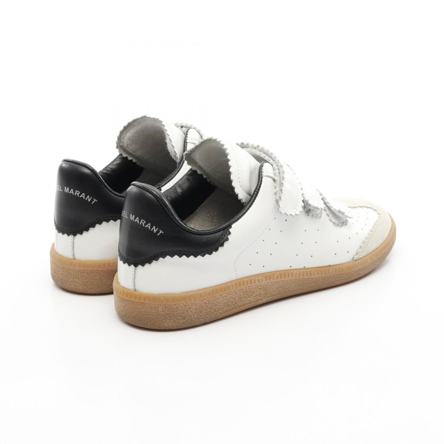ISABEL MARANT BETH White Leather Sneakers - Timeless Elegance