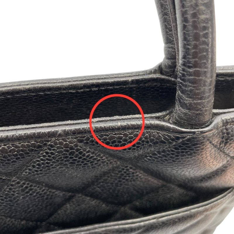CHANEL Reissue Tote A01804 Black Caviar Leather Handbag