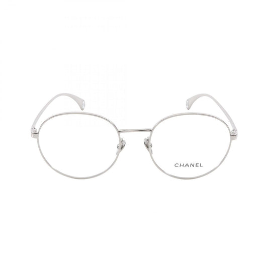 CHANEL Oval Shape Optical Glasses 2209 - Silver Elegance