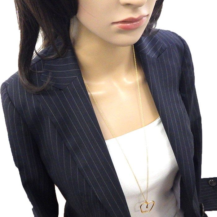 Tiffany & Co. Apple Large Long Necklace in K18 Yellow Gold