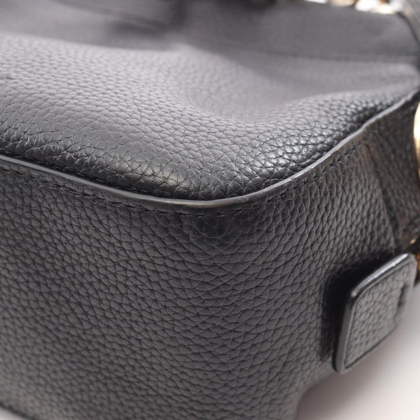 COACH Black Leather Fringe Camera Shoulder Bag - Timeless Elegance