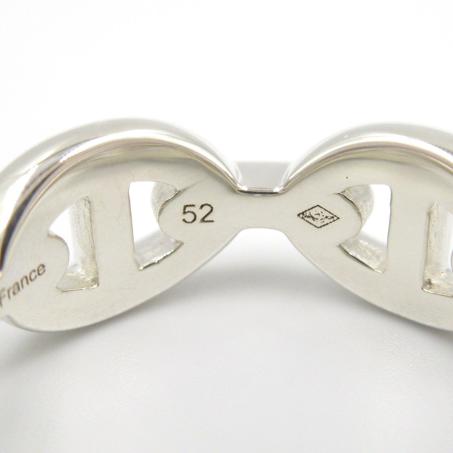 HERMES Chaine d'Ancre Ancienne Ring in Silver 925 - Size 11.5