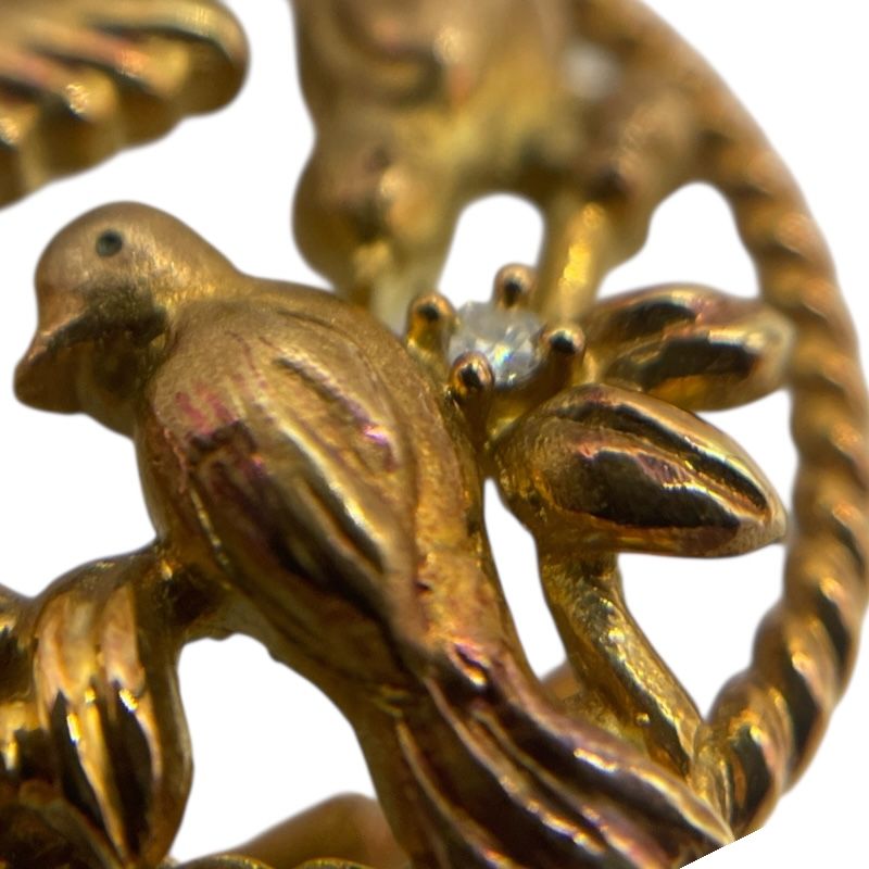 TASAKI K18YG Diamond Earrings - Exquisite Yellow Gold Elegance