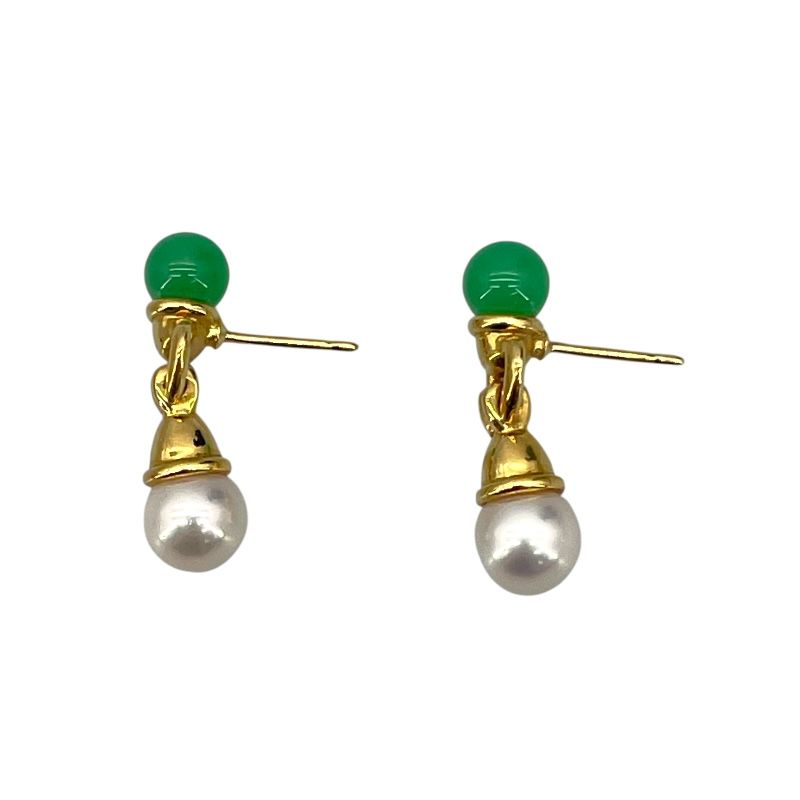 MIKIMOTO K18YG Pearl Earrings - Exquisite Gold Jewelry