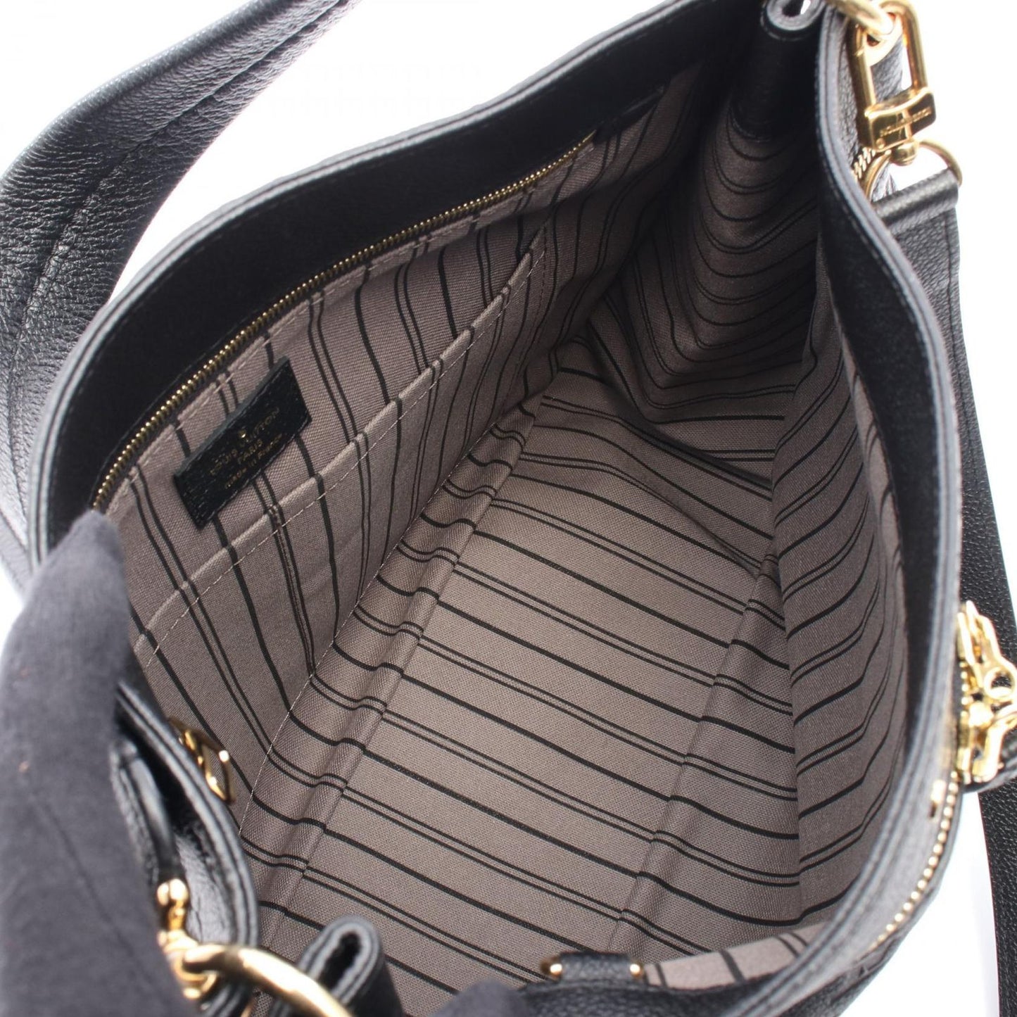 Louis Vuitton Spontini Monogram Empreinte Noir Handbag - Timeless Elegance