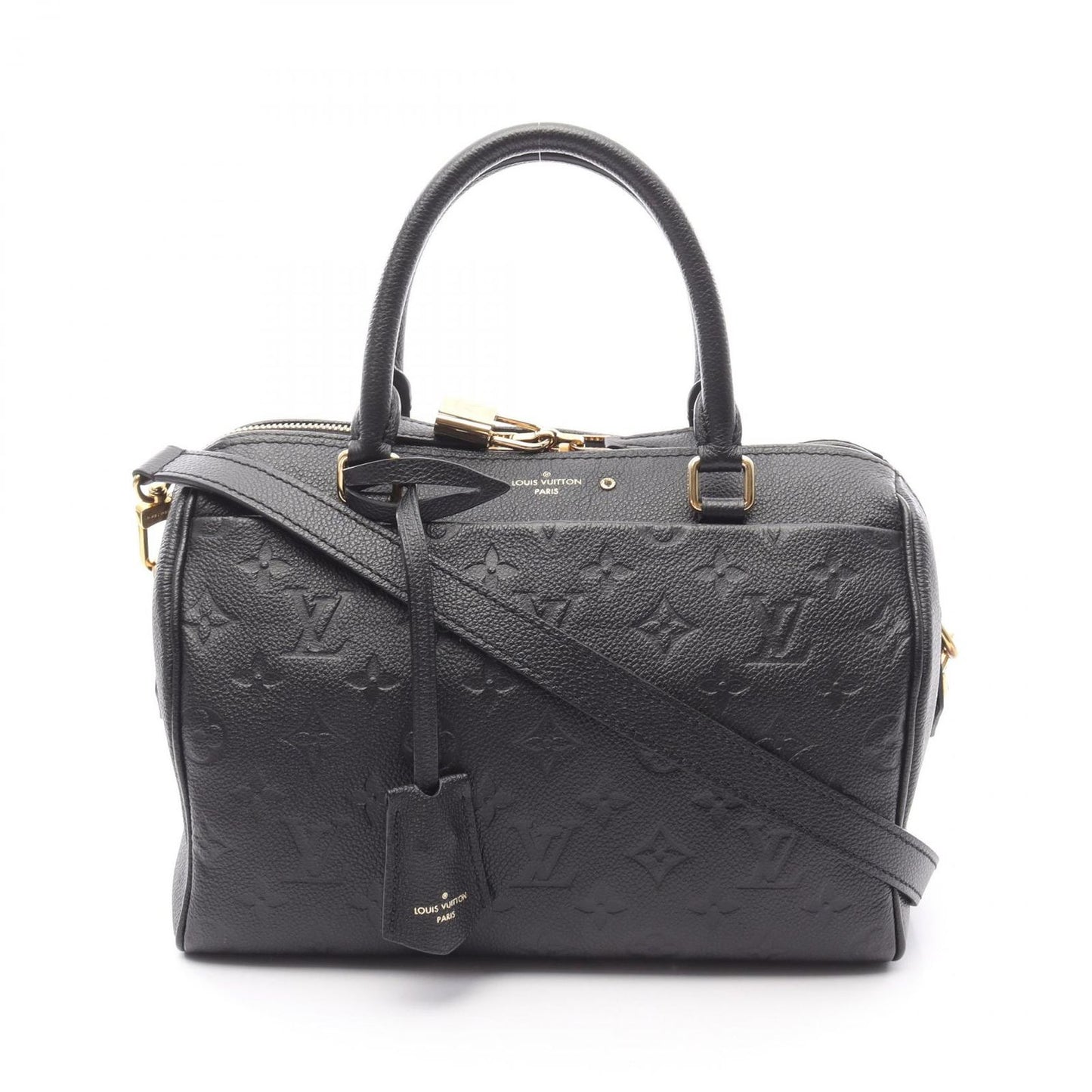 Louis Vuitton Speedy Bandoulière 25 NM Handbag in Noir Leather